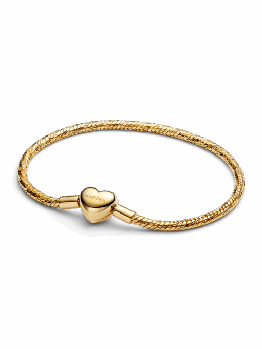 Heart Clasp Faceted Snake Chain Bracelet – Celebrate Every Moment with Meaningful Jewelry